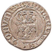 Blanc with shield - John V obverse image