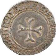 Blanc with shield - Francis II, France, 1484-1488 reverse image