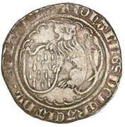 Groschen with lion and shield - John IV obverse image