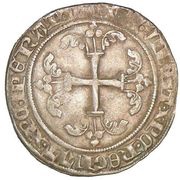 Groschen with lion and shield - John IV reverse image