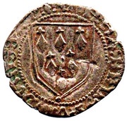 Groschen with shield - Anne obverse image
