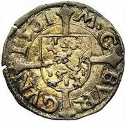 ½ Carolus - Philip II, France, 1561-1569 reverse image