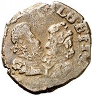 Double Denier - Albert and Isabella 2nd type obverse image