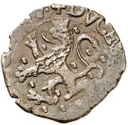 Double Denier - Albert and Isabella 2nd type, France, 1612-1621 reverse image