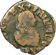 Double Denier - Philip IV obverse image