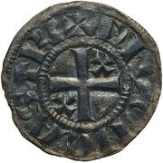 Denier - Hugh I, France, 1076-1079 reverse image