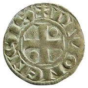 Denier - Hugh III / Hugh IV Dijon, France, 1162-1272 reverse image