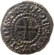 Double Denier - Robert II Dijon obverse image