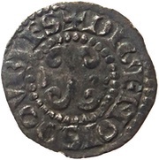 Double Denier - Robert II Dijon, France, 1276-1278 reverse image