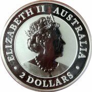 2 Dollars - Elizabeth II 6th Portrait - Welcome Stranger Nugget obverse image