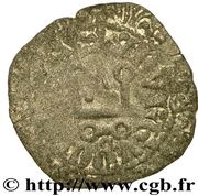 ⅓ gros ou maille tierce, France, 1331-1349 reverse image