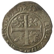 Large Blanc with shield - John I, France, 1404-1419 reverse image
