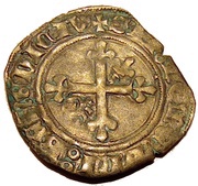 Groschen - John I, France, 1419 reverse image