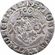 Groschen with St. Andrew cross - Charles I obverse image