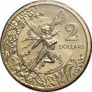 2 Dollars - Elizabeth II 6th Portrait - Tooth Fairy, Australia, 2020-2022 reverse image