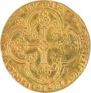 Franc on horse - Peter IV, France, 1360-1368 reverse image