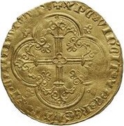 Franc on horse - Gerard III, France, 1372 reverse image