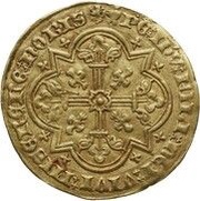 Gold Lamb - Peter IV, France, 1350 reverse image