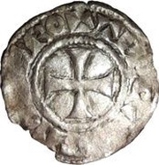 Denier - Theobald I Troyes mint obverse image