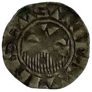 Denier - Henry II reverse image