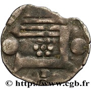 Denier - Charles of Valois rosette obverse image