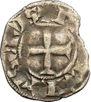 Denier - Charles of Valois rosette, France, 1293-1325 reverse image