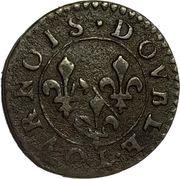 Double Tournois - Francis 8th type, France, 1605-1614 reverse image