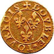 Double Tournois - Francis 16th type, France, 1605-1614 reverse image