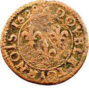 Double Tournois - Francis 17th type, France, 1629 reverse image