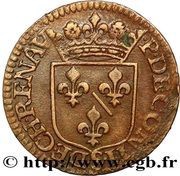 Liard - Francis large bust, France, 1613-1614 reverse image