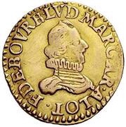 1 Florin d'Or - Francis and Louise Marguerite obverse image