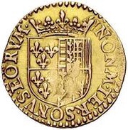 1 Florin d'Or - Francis and Louise Marguerite reverse image