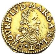 1 Florin d'Or - Francis and Louise Marguerite obverse image