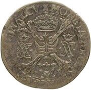 1 Patagon - Louise Marguerite, France, 1614 reverse image