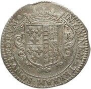 1 Ecu - Francis and Louise Marguerite, France, 1614 reverse image