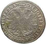 1 Ecu - Louise Marguerite, France, 1617 reverse image