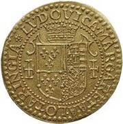 Double Gold Ecu - Louise Marguerite obverse image
