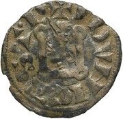 Obol - William of Flandre, France, 1302-1317 reverse image