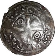 Denier anonymous, France, 1130-1160 reverse image