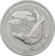 2 Dollars - Elizabeth II 6th Portrait - Australian Platypus, Australia, 2021 reverse image