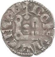 Denier - Robert of Dreux obverse image