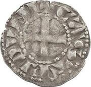 Denier - Robert of Dreux, France, 1253-1264 reverse image