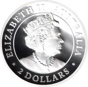 2 Dollars - Elizabeth II 6th Portrait - Australian Brumby - Silver Proof - High Relief obverse image
