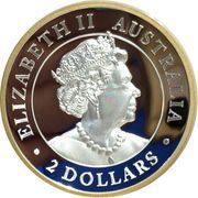 2 Dollars - Elizabeth II 6th Portrait - Kookaburra - Silver Proof - High Relief obverse image