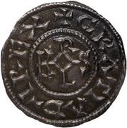 Denier - Angilbert In the name of Charles the Bald obverse image