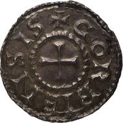 Denier - Franco in the name of king Odo, France, 890-898 reverse image