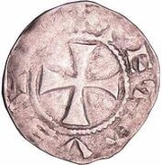 Denier - Evrard, France, 1083-1085 reverse image