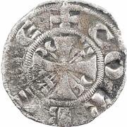 Denier - Hugh I, France, 1172-1185 reverse image