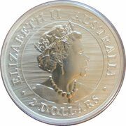 2 Dollars - Elizabeth II 6th Portrait - Australian Wildlife obverse image