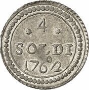 4 soldi U quatrino - Pascal Paoli reverse image